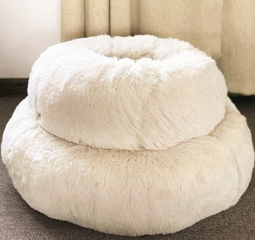 Round Plush Cat Litter Kennel Pet Nest