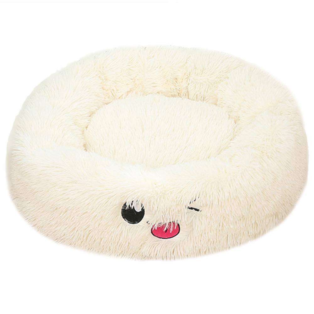 Round Plush Cat Litter Kennel Pet Nest