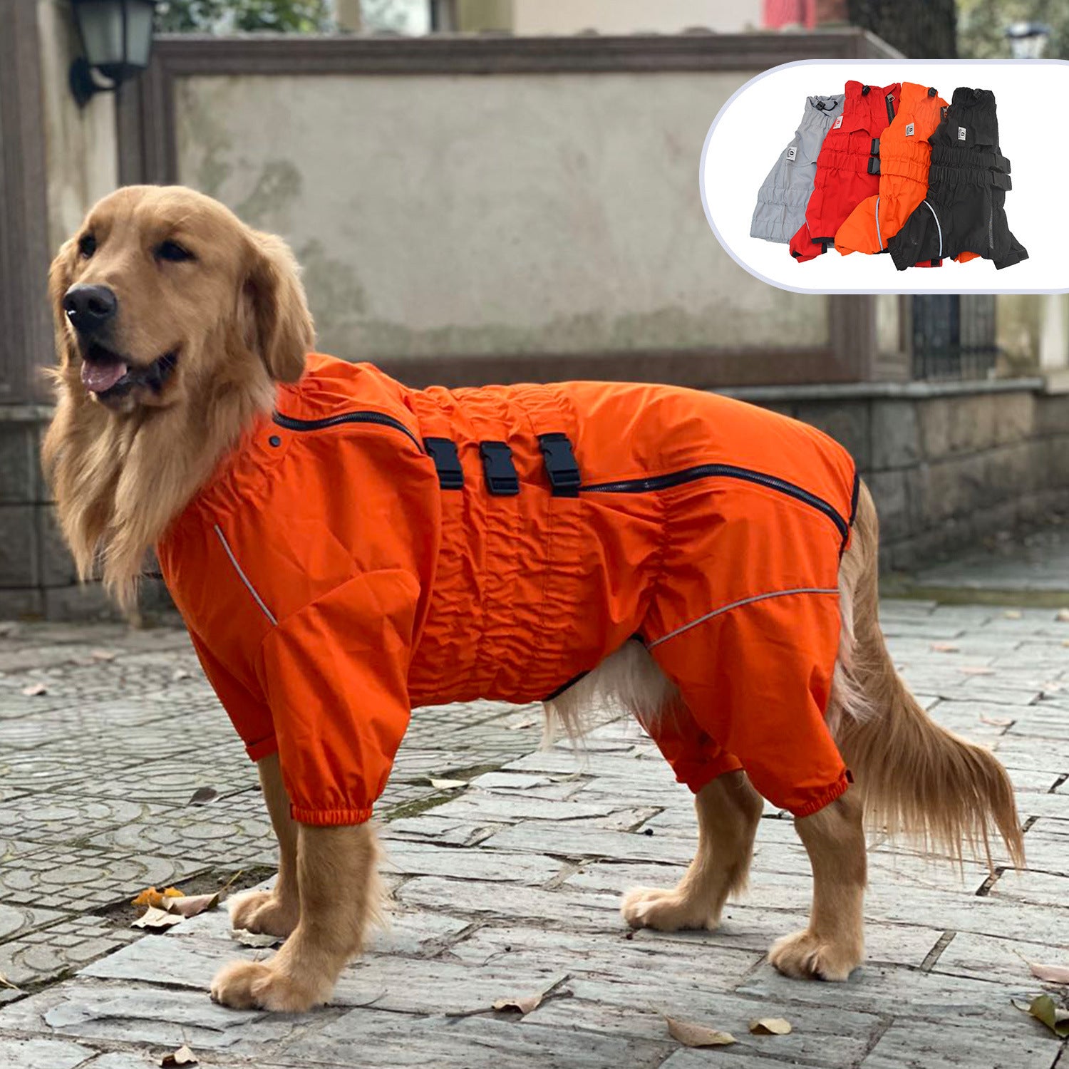 Pet Dog Outdoor Clothing Raincoat