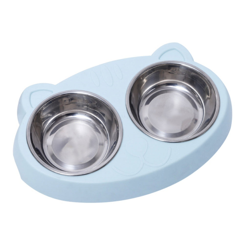 Double Dog Water And Food Bowls