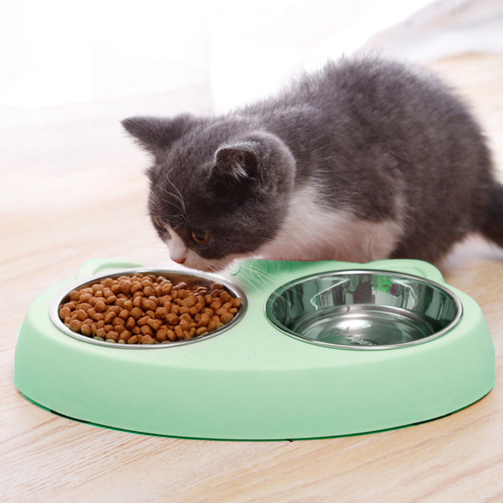 Double Dog Water And Food Bowls